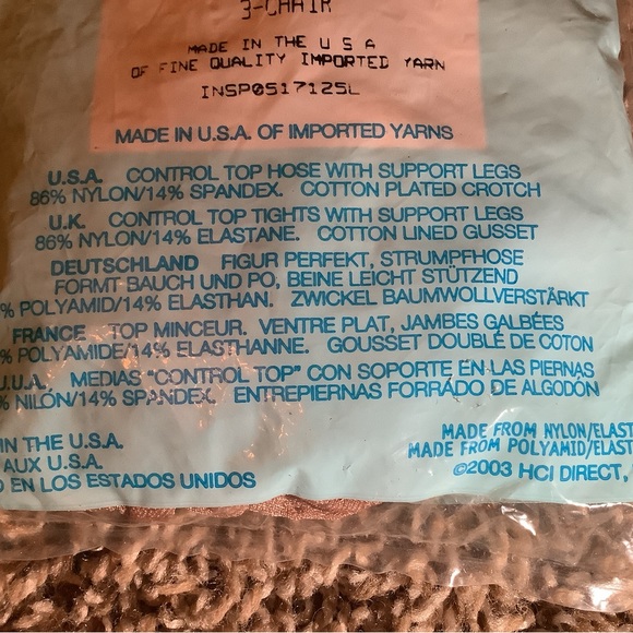 Silkies moderate control top sheer pantyhose, nude, size: L - Picture 8 of 9